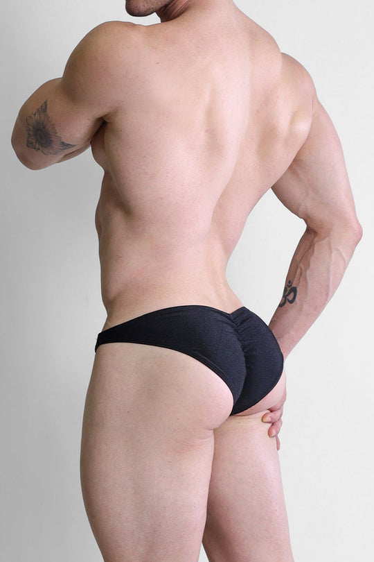 Dynamic Classic Scrunch Butt Brief - Jet Black
