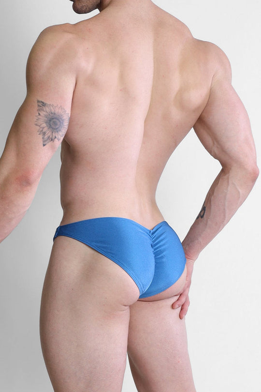 Dynamic Classic Scrunch Butt Brief - Neon Blue